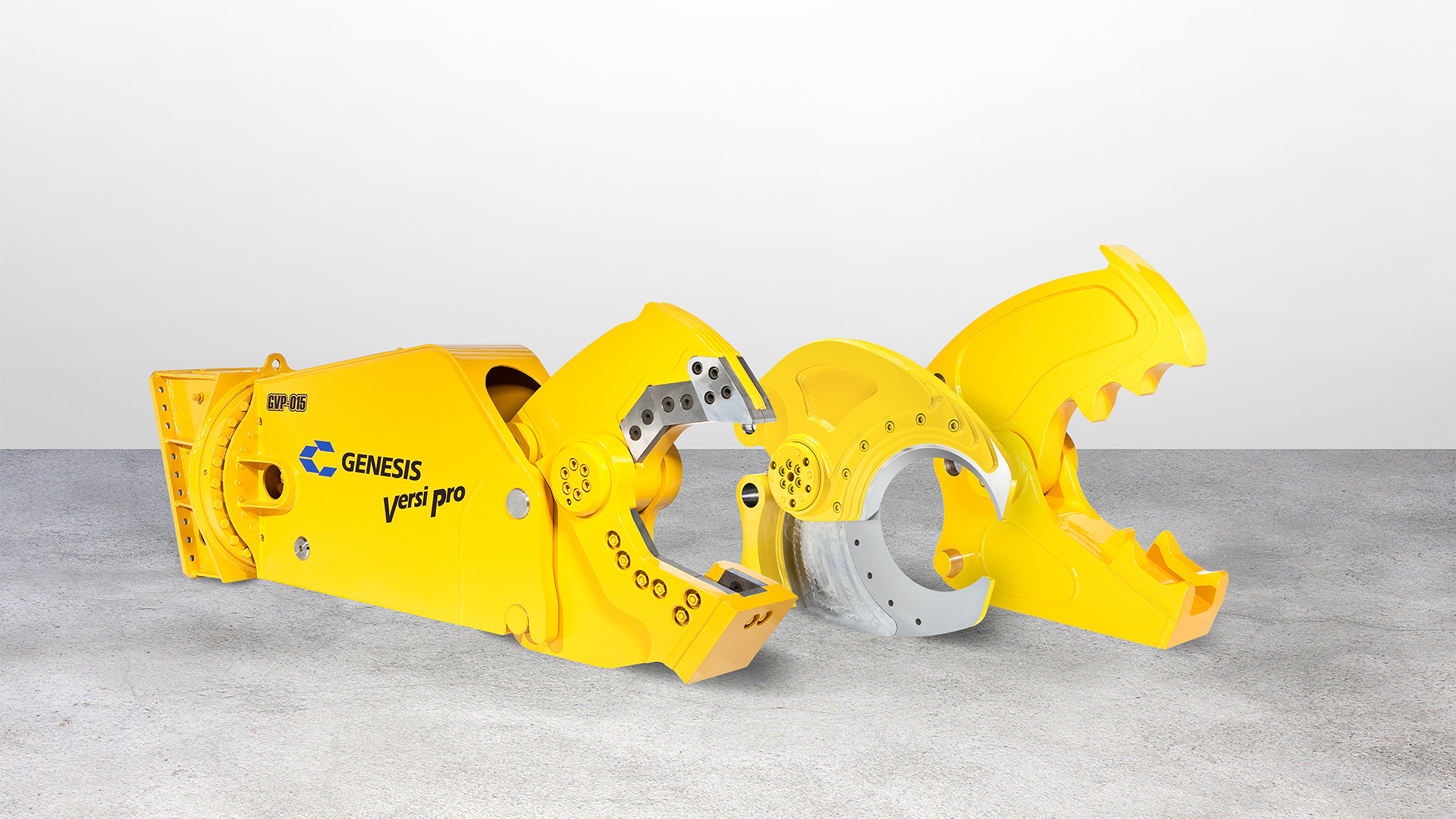 Genesis GVP 15 Abbruch-Multischere mit drei manuell wechselbaren Kiefervarianten